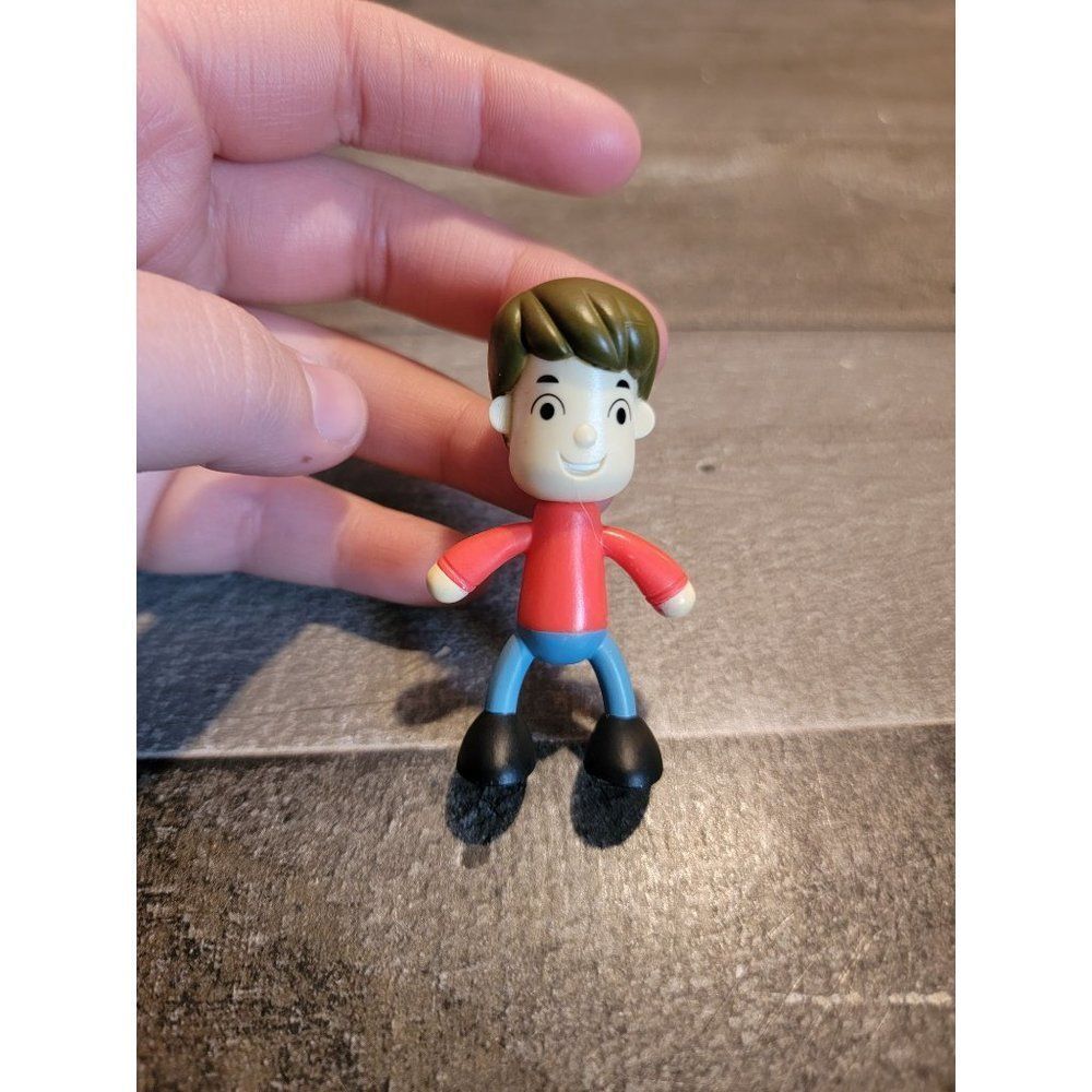 Mini man red shirt guy dad toy‎ figure